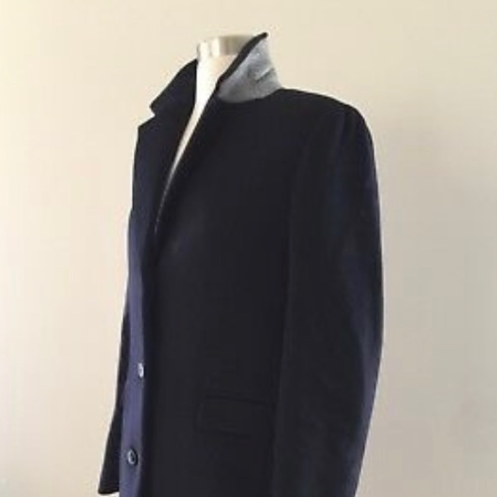 Navy J Crew Women’s Wool Peacoat